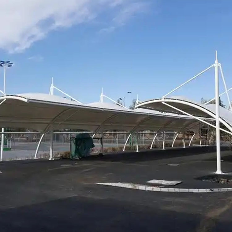 靖州膜结构电动车棚