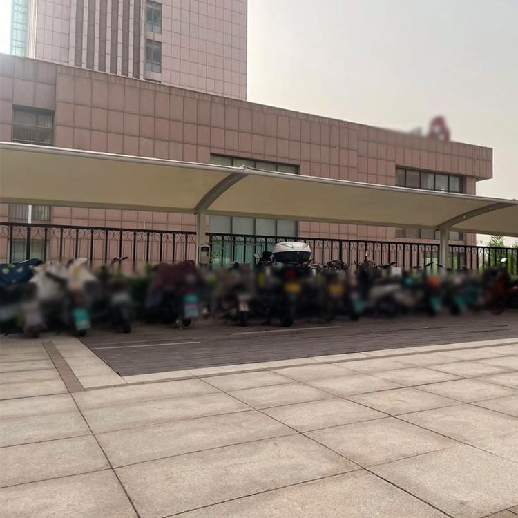 靖州膜结构电动车棚